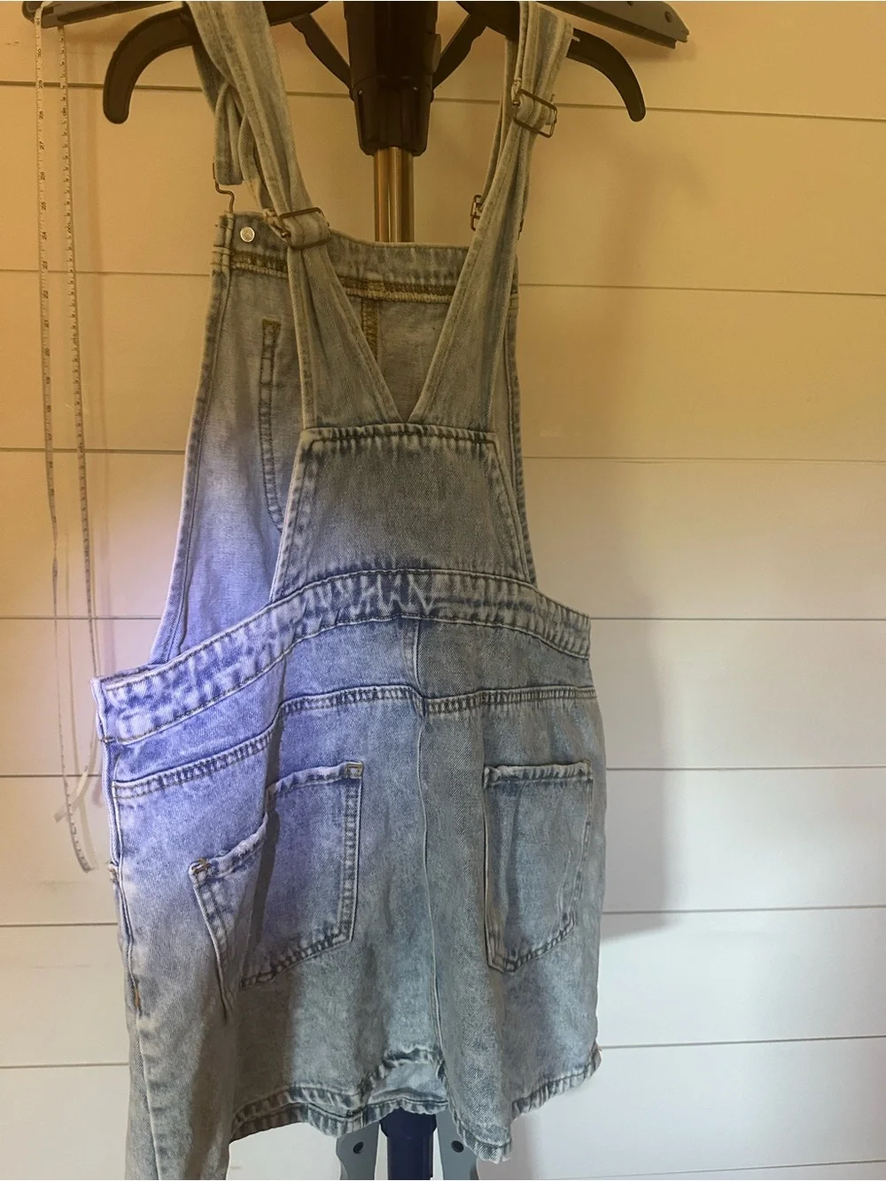 #85 Denim Overalls Dress